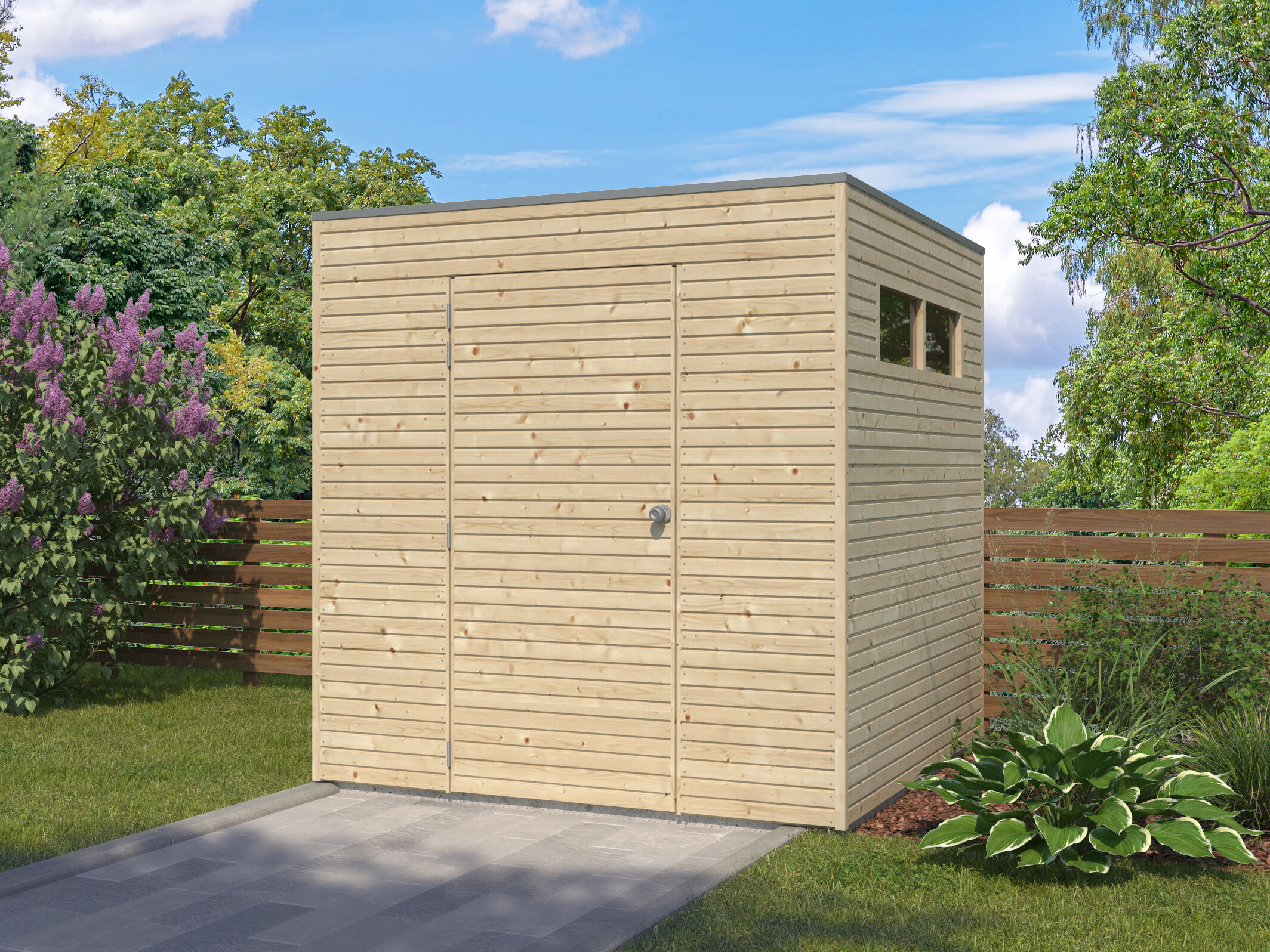 28% Rabatt ! Gartenhaus Modell QB-Line 4,41 m²