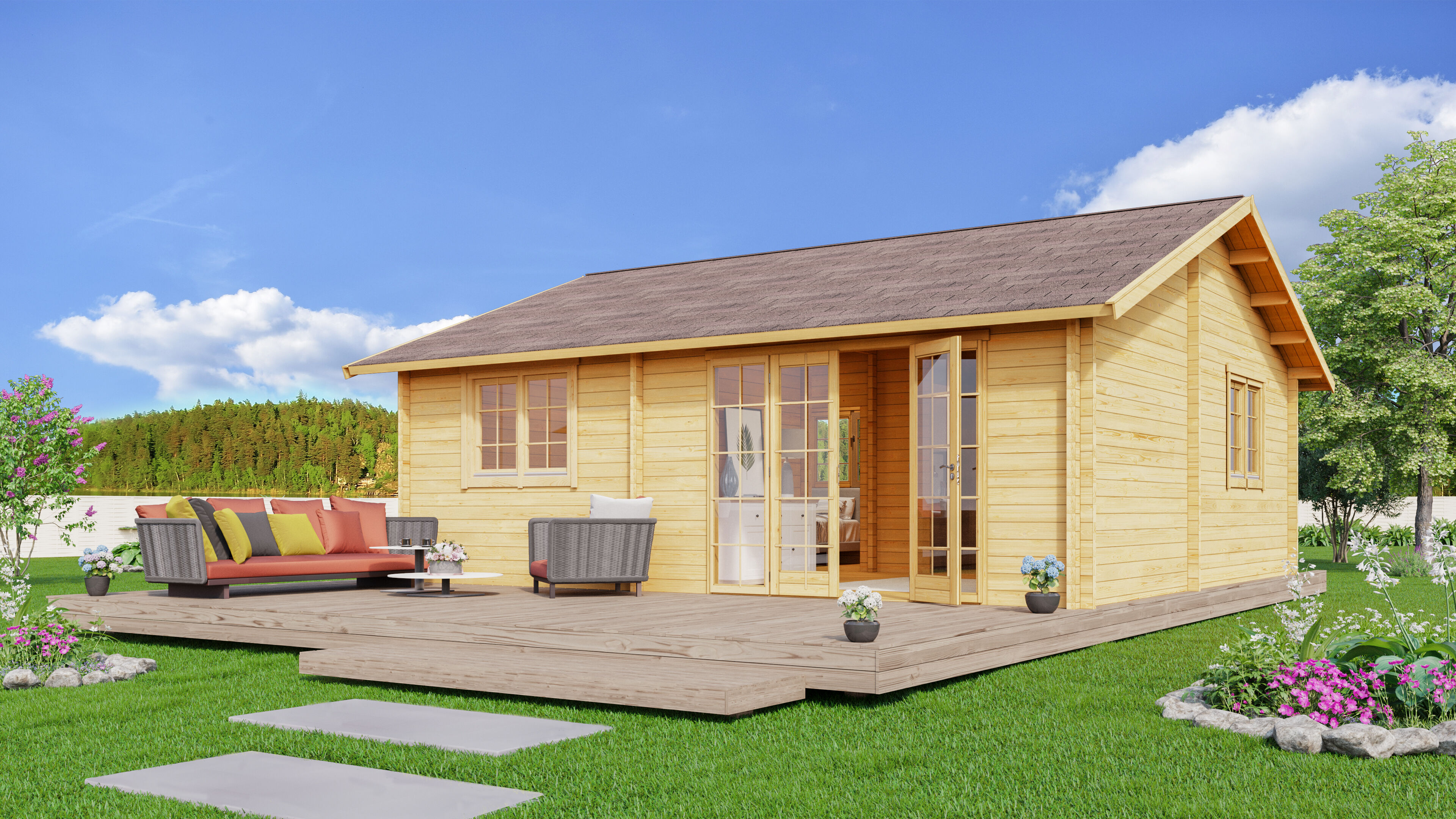 26% Rabatt ! Fjordholz Ferien- und Freizeithaus  Modell Skive