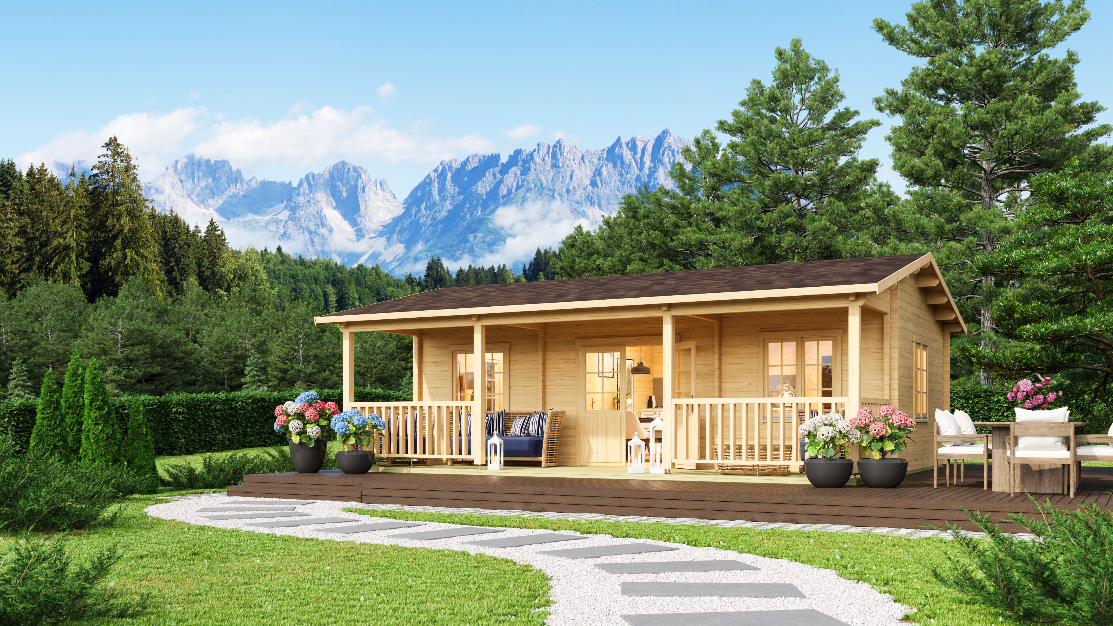 26% Rabatt ! Fjordholz Ferien- und Freizeithaus  Modell Barrit