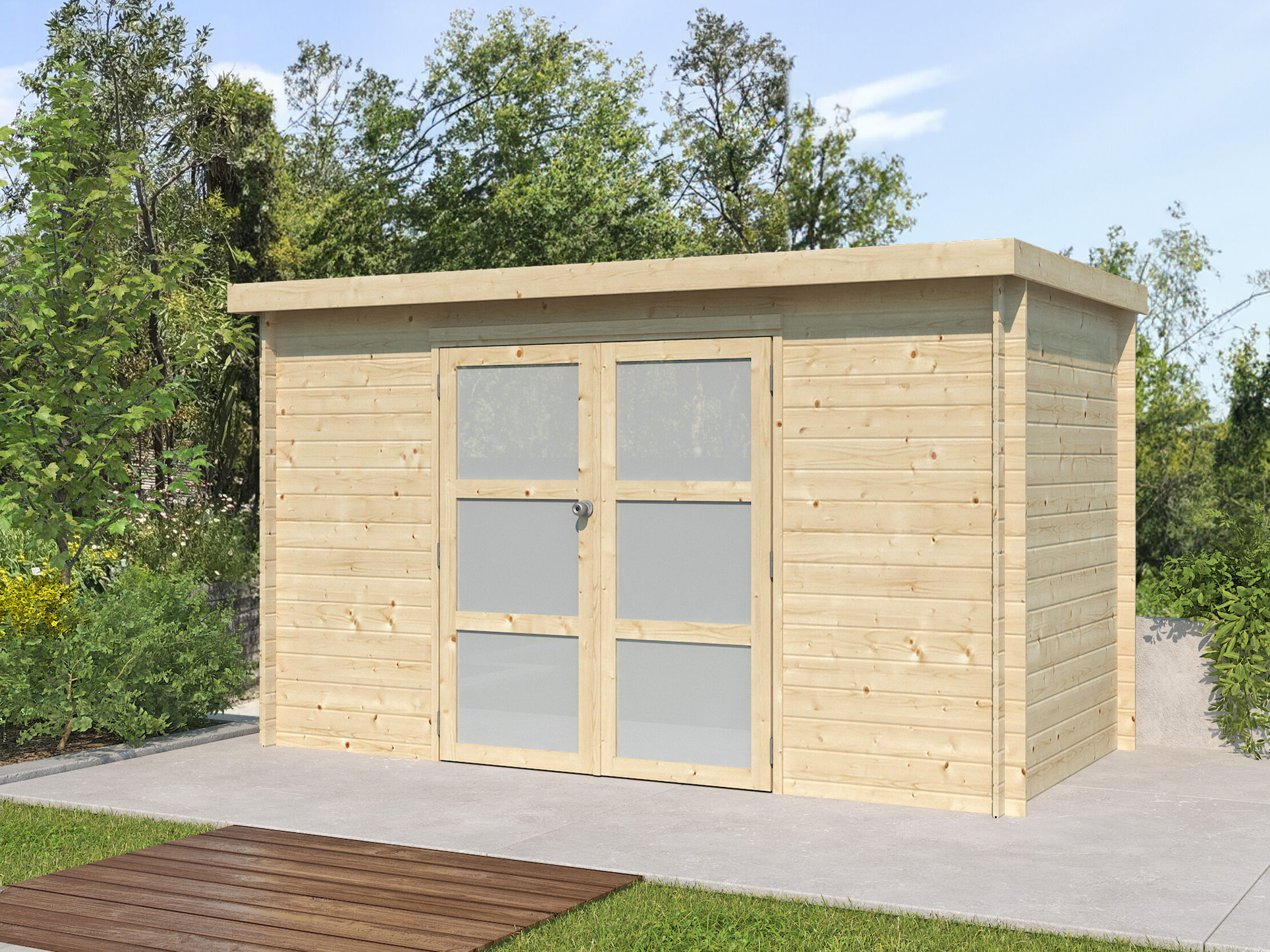 26% Rabatt ! Gerätehaus Modell Nyborg 5,69 m²