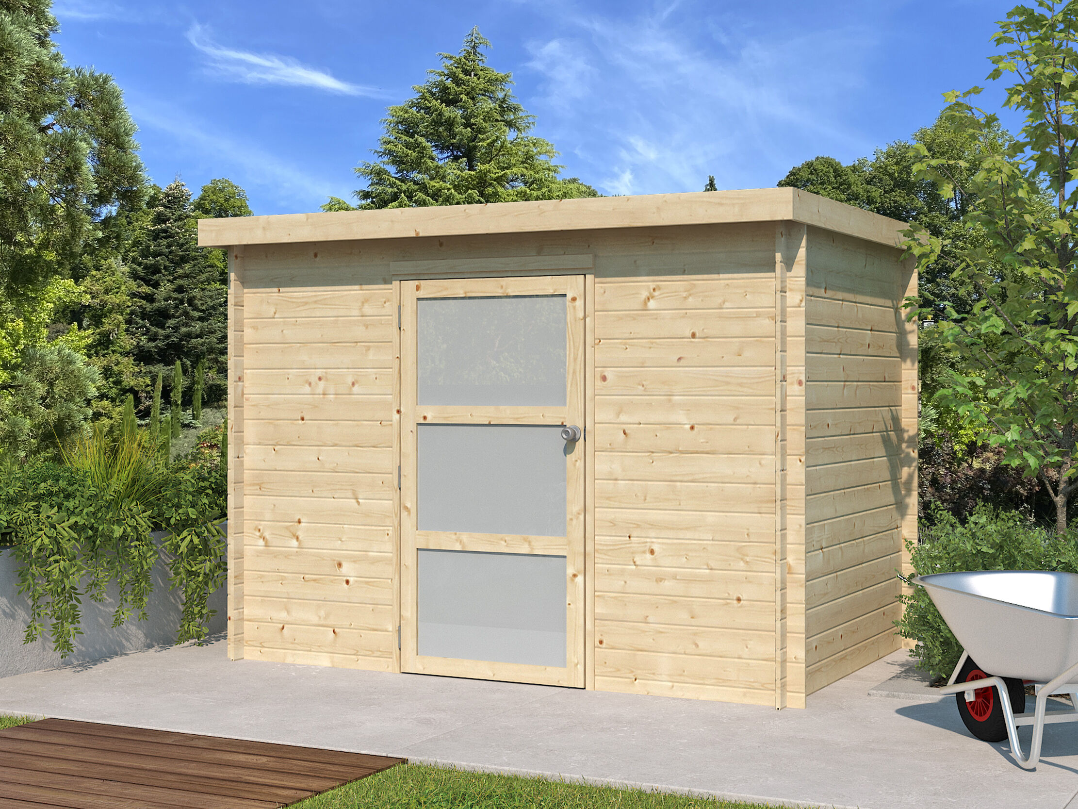 26% Rabatt ! Gerätehaus Modell Nyborg 4,64 m²