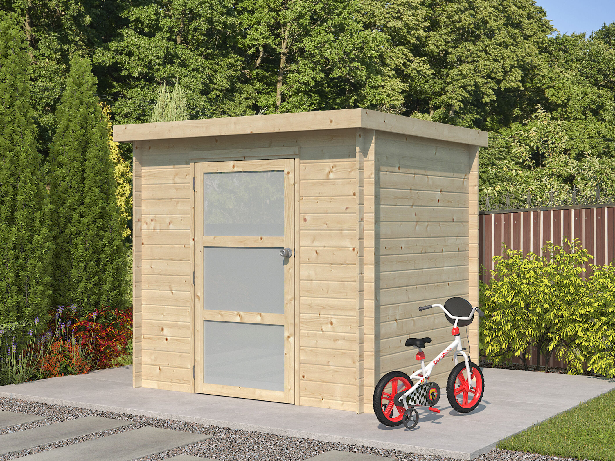 26% Rabatt ! Gerätehaus Modell Nyborg 3,59 m²