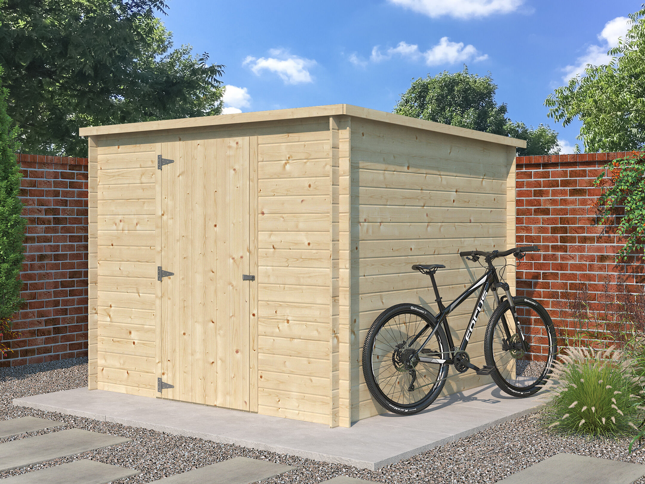 26% Rabatt ! Gerätehaus Modell Svendborg 5,52 m²