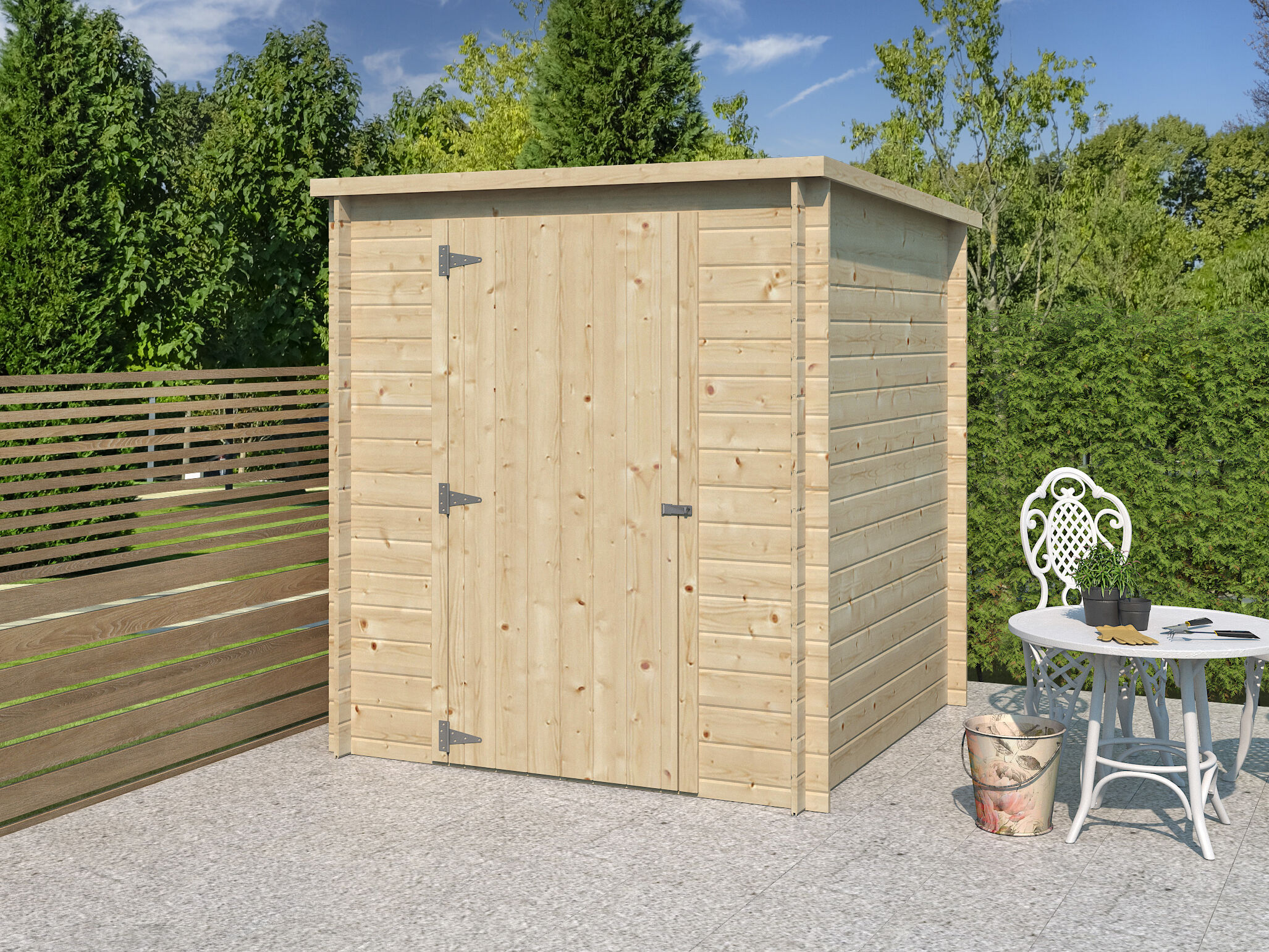 26% Rabatt ! Gerätehaus Modell Svendborg 3,06 m²