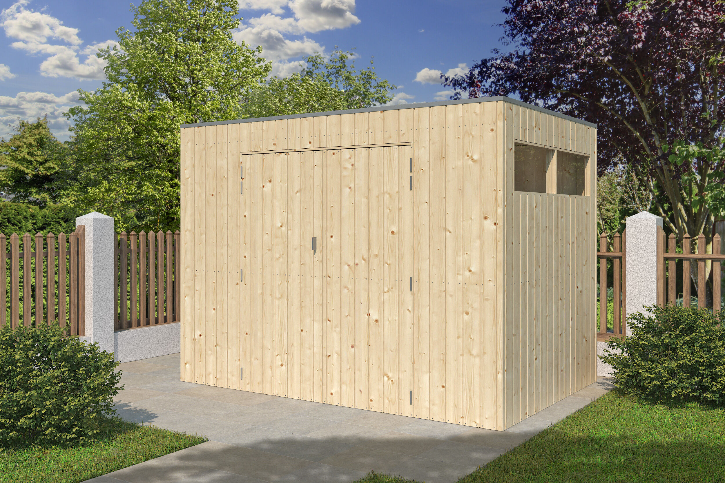 26% Rabatt ! Gartenhaus Modell QBV-Line 5,90 m²