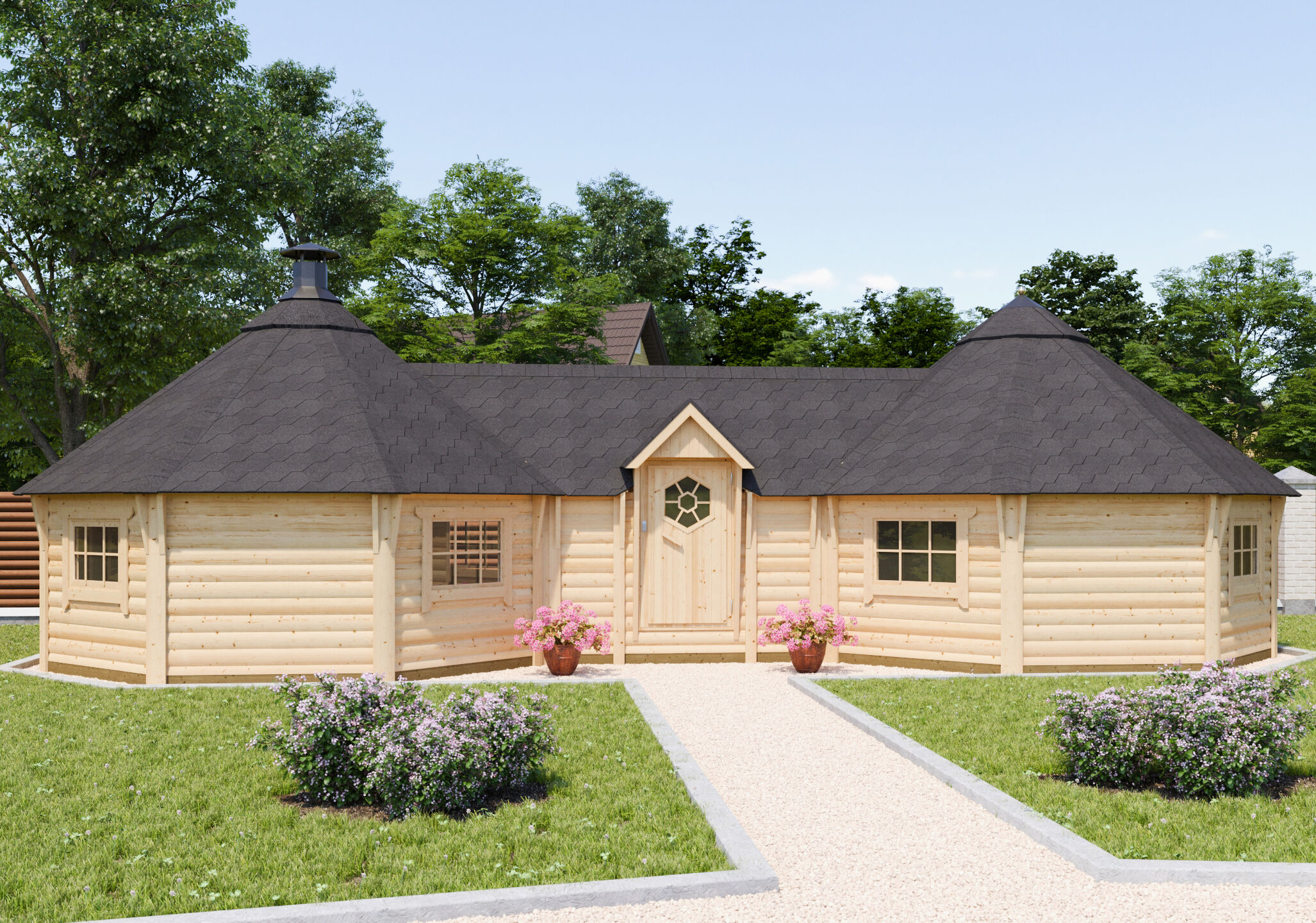 26% Rabatt ! Fjordholz Doppelkota Modell Alva 38 m²