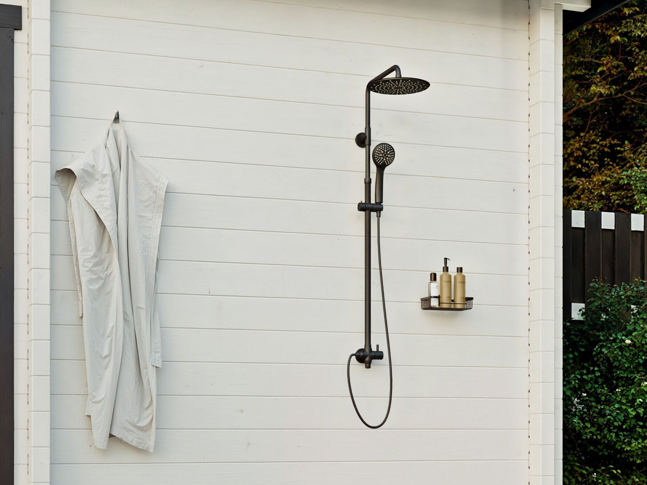 27% Rabatt ! Garten- Duschsystem Comfort in Edelstahl schwarz