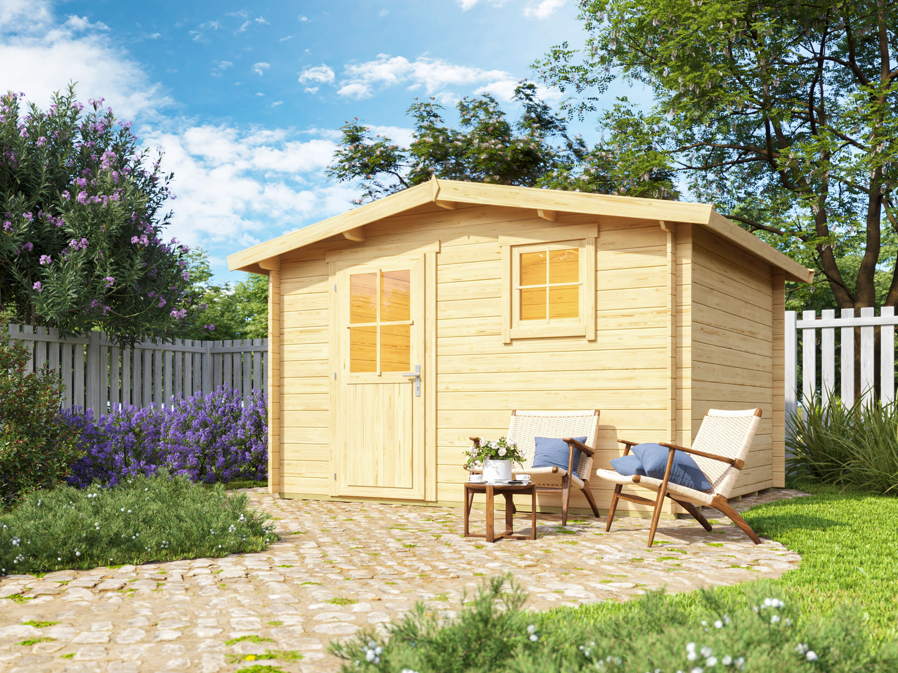 26% Rabatt ! Fjordholz Satteldach Gartenhaus Modell Eliza 4B