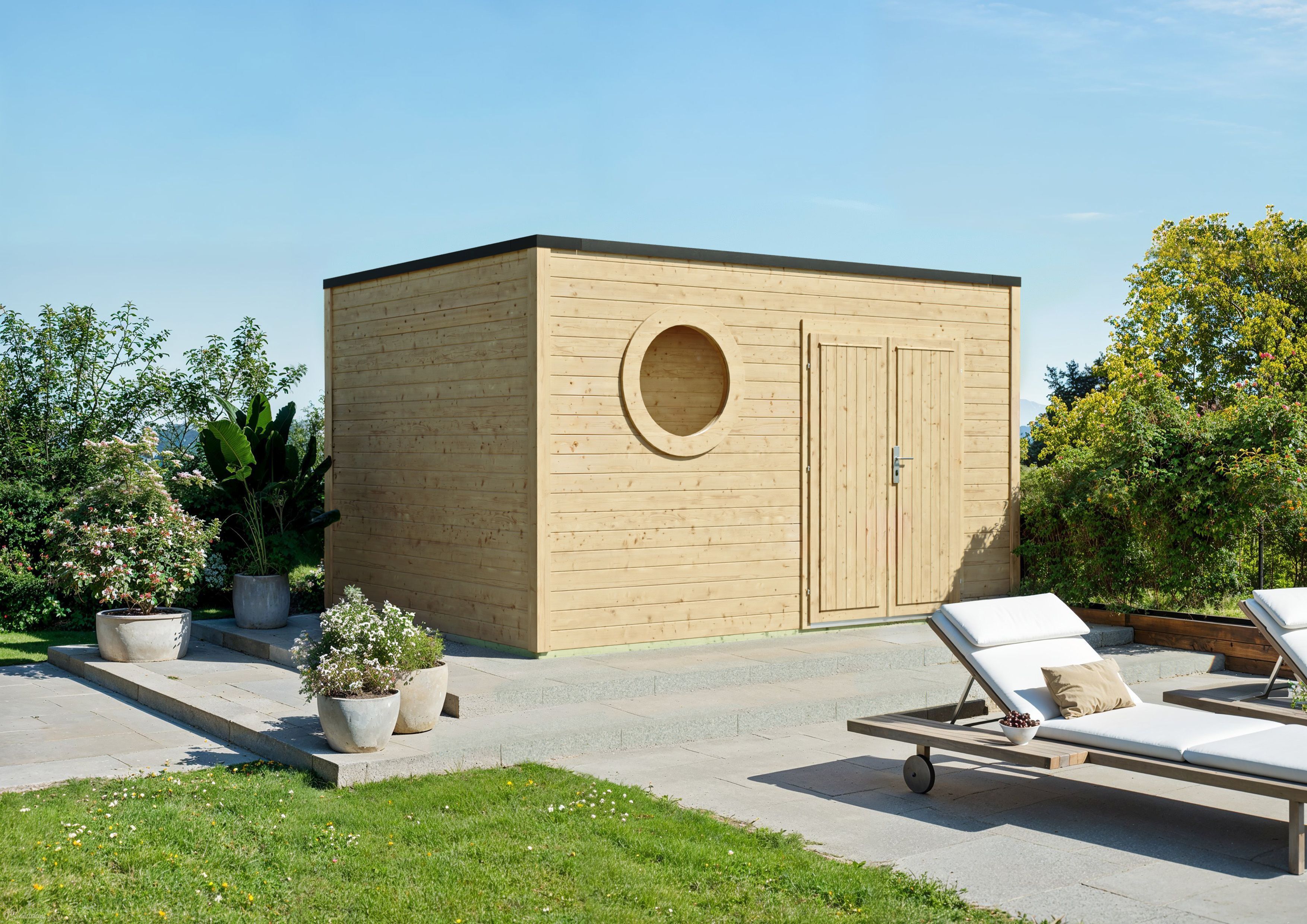 26% Rabatt ! Fjordholz Gartenhaus Modell Rondo 40 C