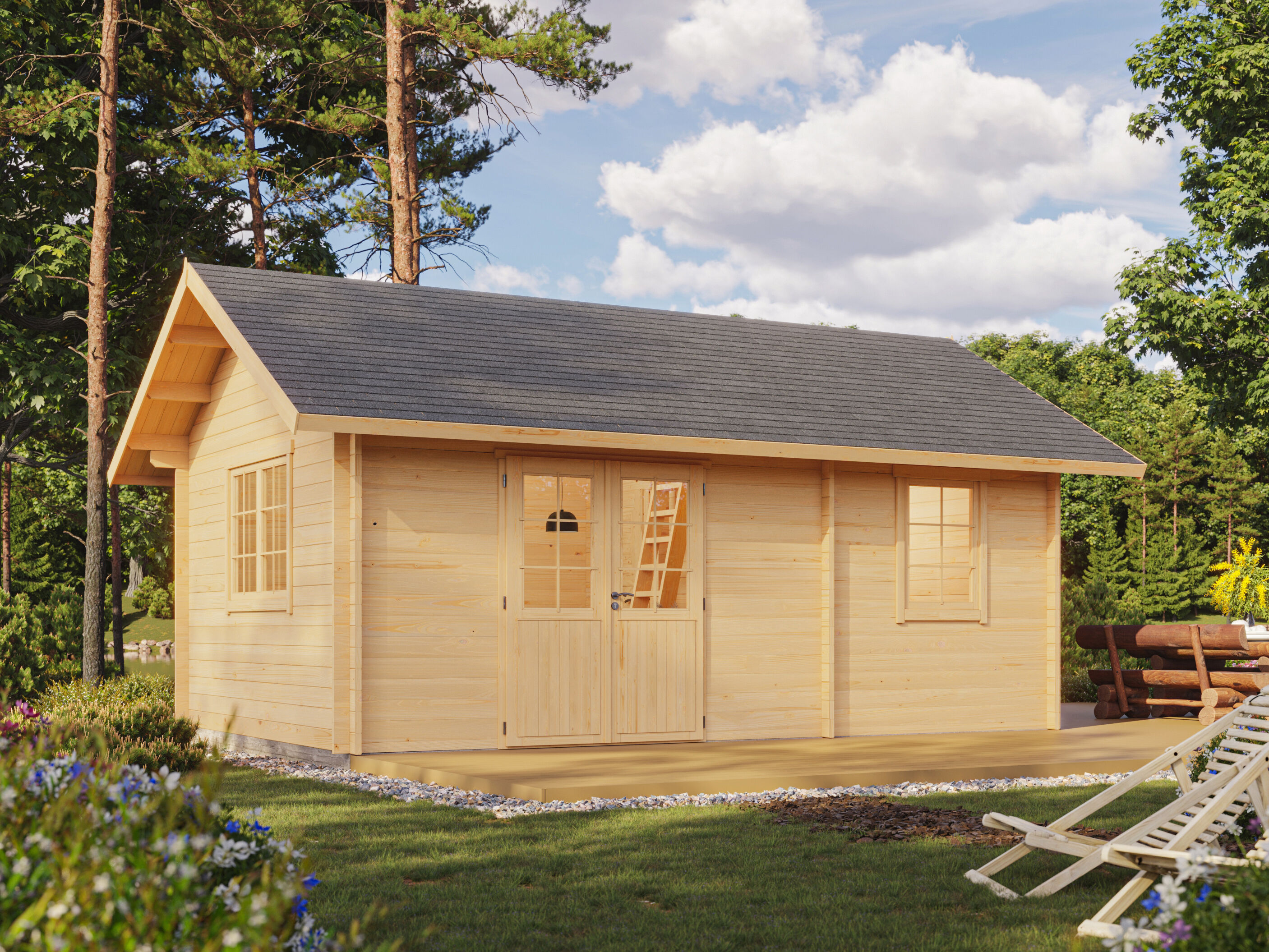 26% Rabatt ! Fjordholz Ferien- und Freizeithaus  Modell Texas 4