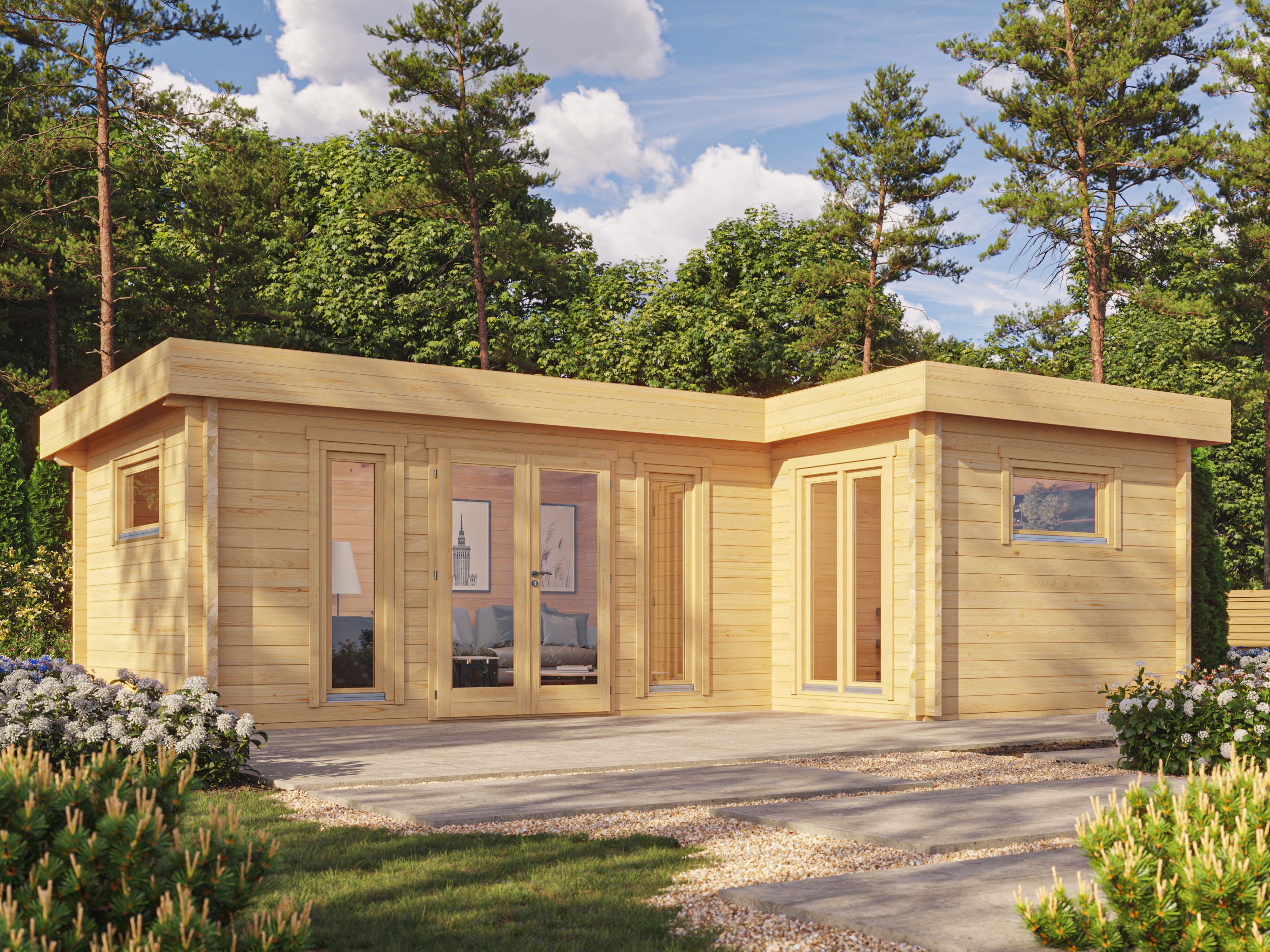 26% Rabatt ! Ferien- und Freizeithaus  Modell Valentina 70 B