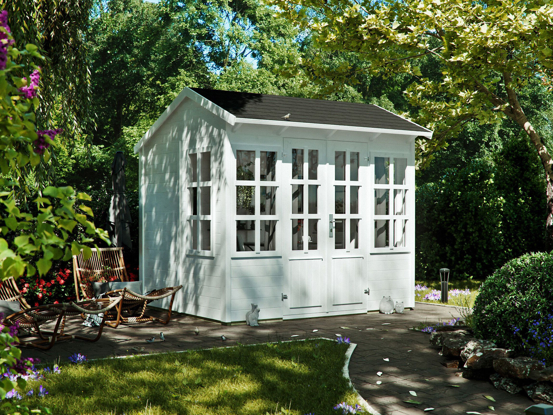 26% Rabatt ! Fjordholz Garten- und Gerätehaus Modell Canterbury