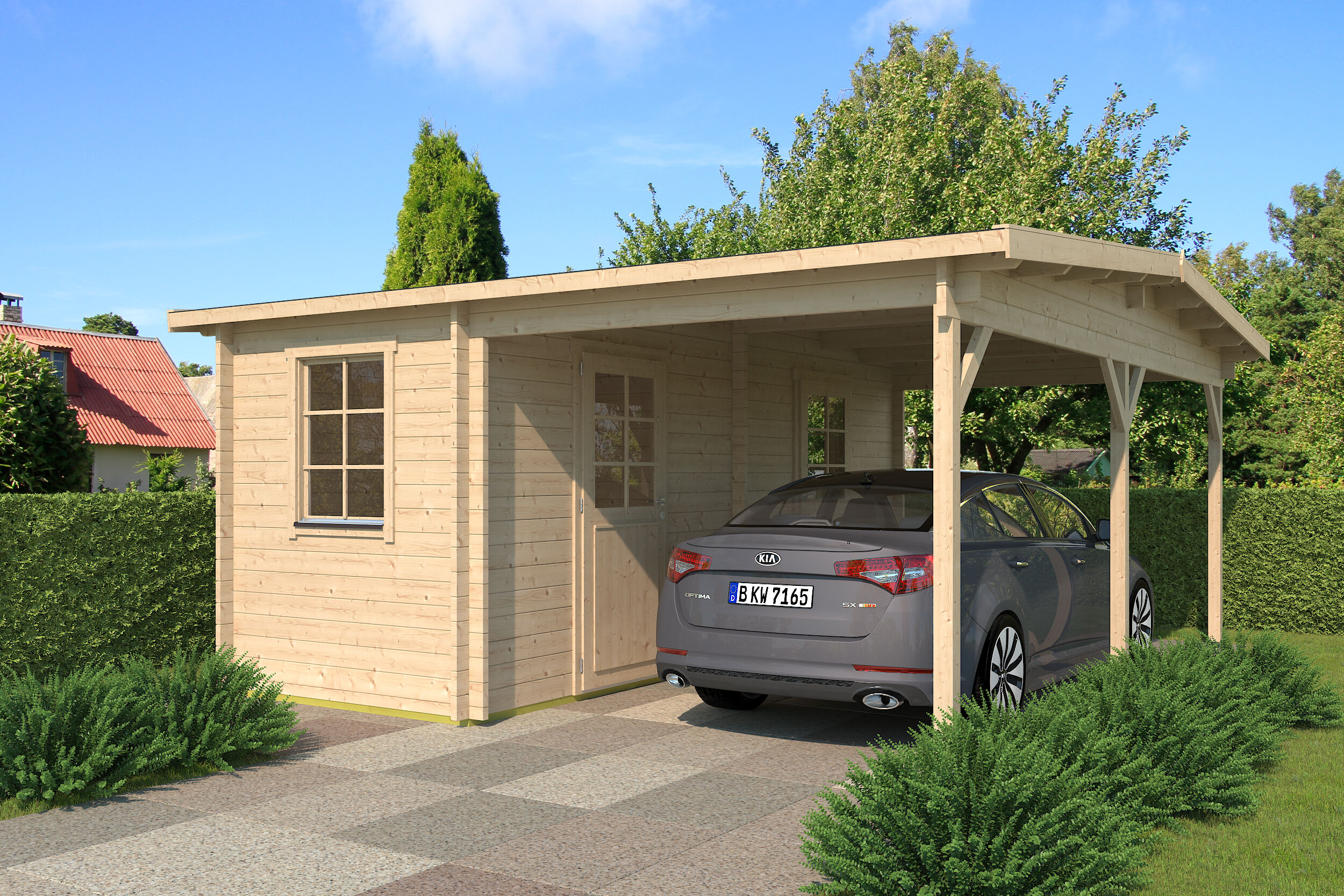 26% Rabatt ! Fjordholz Carport Vogelsberg 70