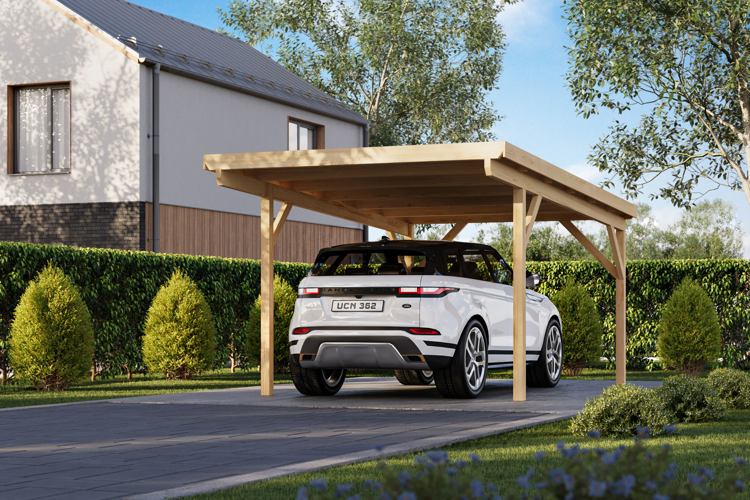 26% Rabatt ! Fjordholz Carport Modell X1