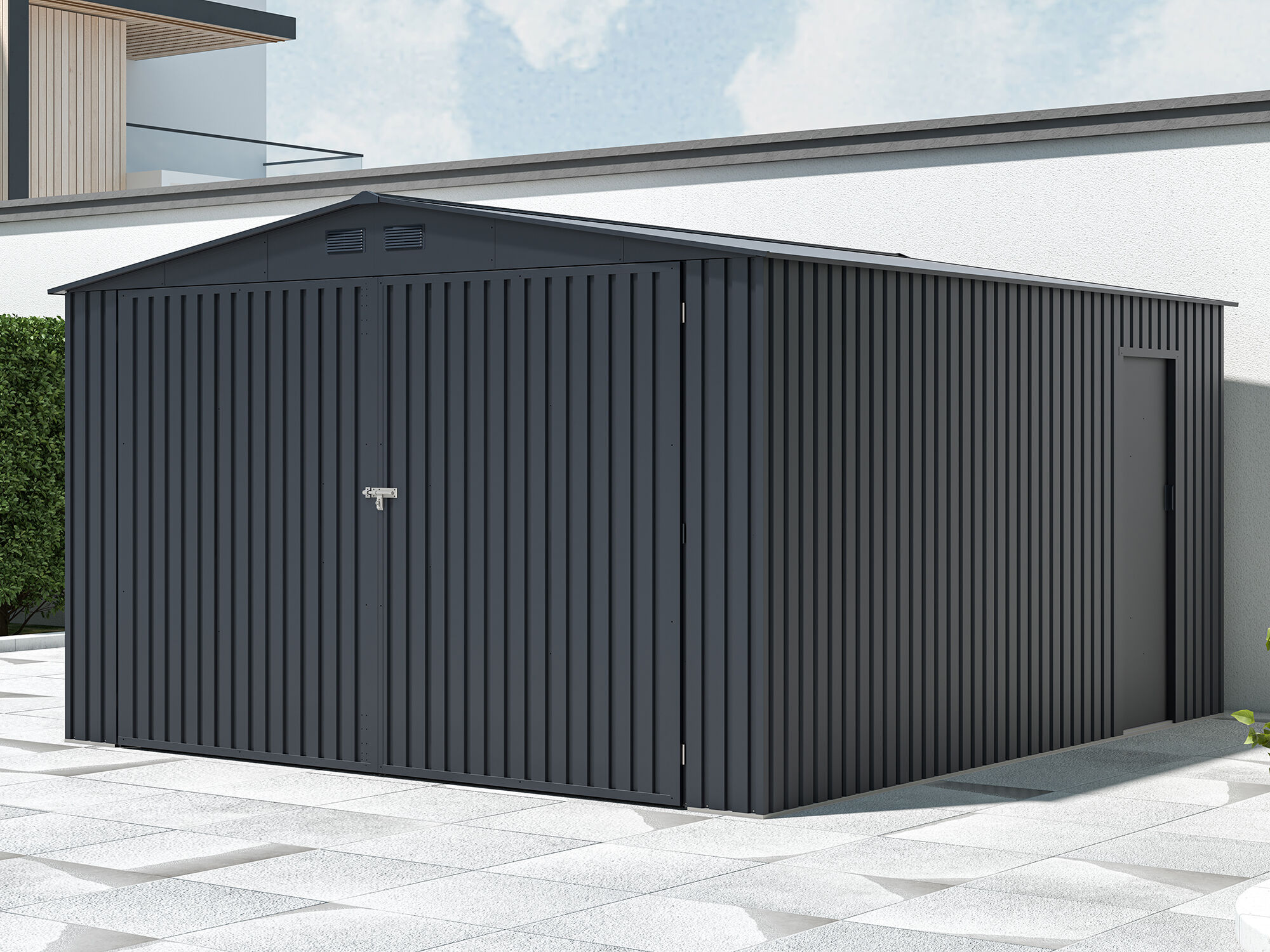 40% Rabatt ! Metallgarage Modell NovaAvant 15,17 m²